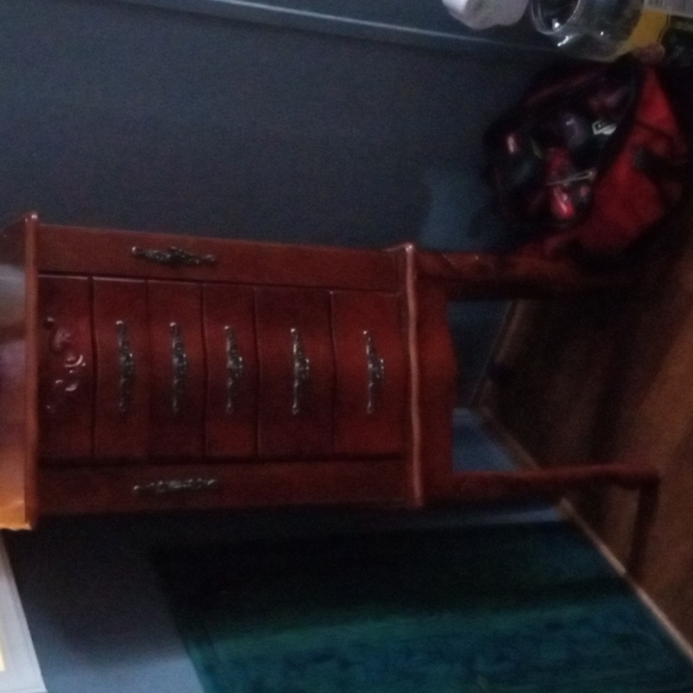 Vintage jewelry cabinet